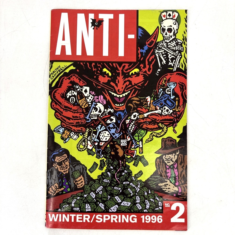 Vintage 90s Anti- Records Mailer Catalog Punk‎ Underground #2 Kalynn Campbell